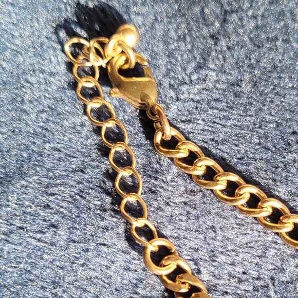 Beaded Chunky Gold Necklace, Forever 21 - Picture 6 of 7